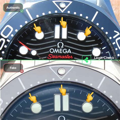 omega g letter fake real|Feature: Omega Seamaster – Real vs Fake .